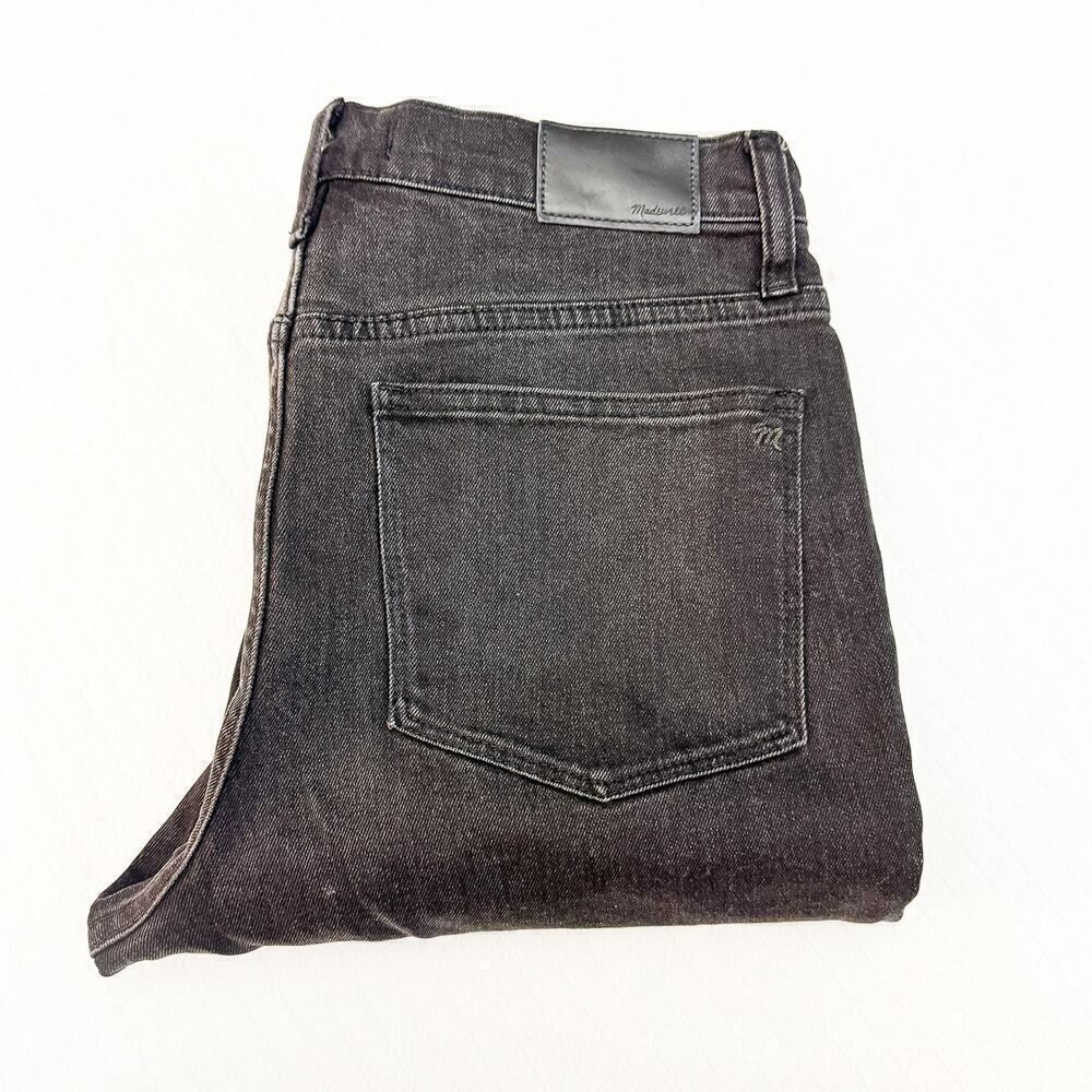 Madewell Classic Straight Jean Charcoal Black Denim Size 28
